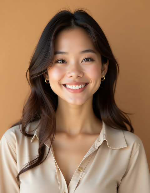 Aisyah Rahman, approved reference view 1 (AI-generated)