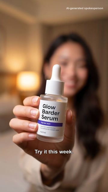 Glow Barrier Serum scene 5 still (AI-generated)